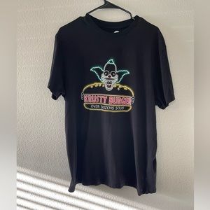 The Simpsons T Shirt Krusty Burger Mens Primark 100% Cotton Black Size XL